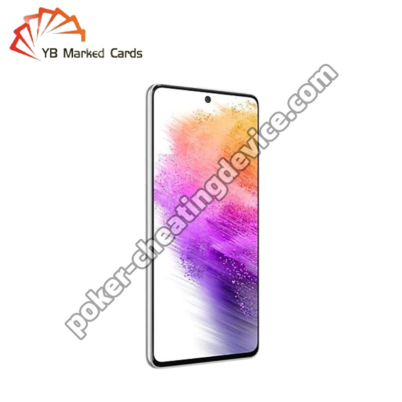 Samsung Galaxy A73 AKK K5 ストライプコードマークカード用のポーカーデック分析機