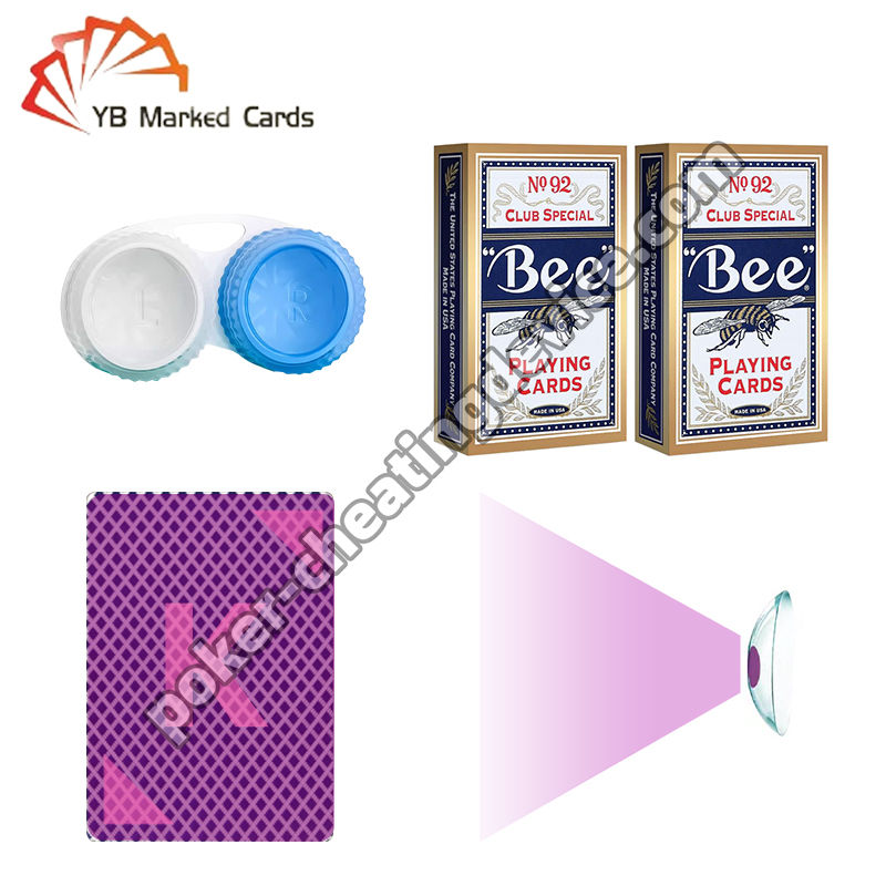 ポーカーゲーム用1年有効の赤外線対応X線コンタクトレンズ