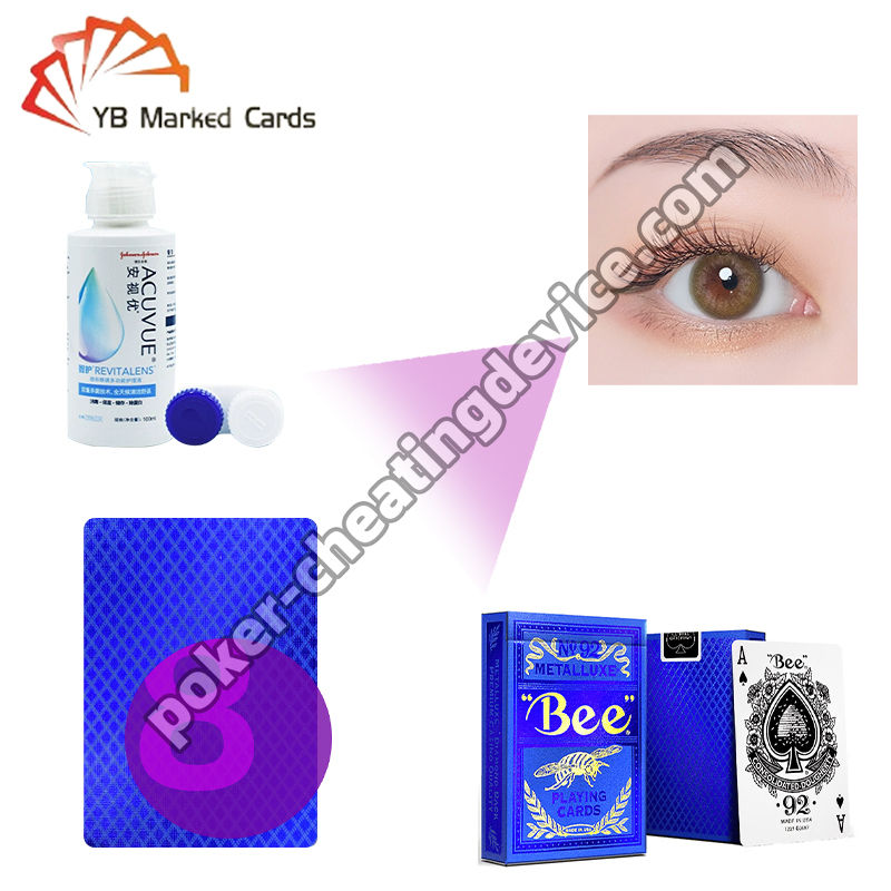 高度な赤外線コンタクトレンズ（水分含有量50%以上、瞳孔径4～12mm）ポーカーのトリック用