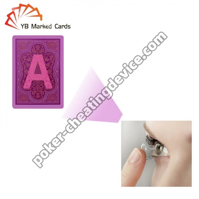 Cheating Cards Lenses for Invisible Ink Marked Cards – See the Unseen!