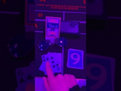 先進的なポーカーでポーカーゲームを支配する マークカードのためのチートグラス