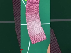 プラスチックModianoの火かき棒の索引はカジノのゲームのための火かき棒カードを示した