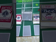 PVC インビジブルインク プレイカード 0.30mm 厚さ タリーホー プレイカード ゴールドポーカー