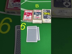軽量 な ポーカー カード を 標識 し た グラス を 用い て ポーカー テーブル を 支配 する