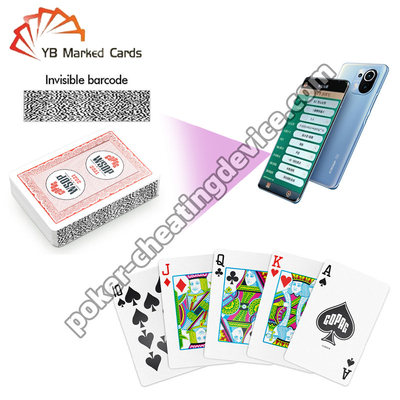 コパグ2021 WSOP 100% プラスチックUVバーコード マーク付き プレイカード シングルデック 赤