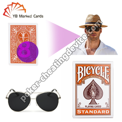 自転車発光マーカーポーカーカード、赤外線インク