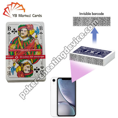 ASS Altenburger Marked Barcode Cards For Poker Winner Analyzer