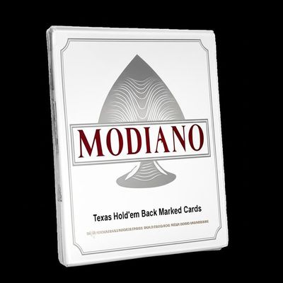 Modiano Texas Poker Hold'em Back Marked Cards – Undetectable Infrared Marked Deck