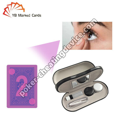 見え ない インク の コンタクト レンズ で カード を 見る