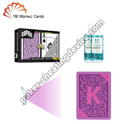 ルミナスインクマーキングカード用プロフェッショナルポーカーコンタクトレンズ