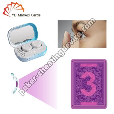 照明 の 標識 が 付いた カード の ための 高度 な 浮気 型 コンタクトレンズ